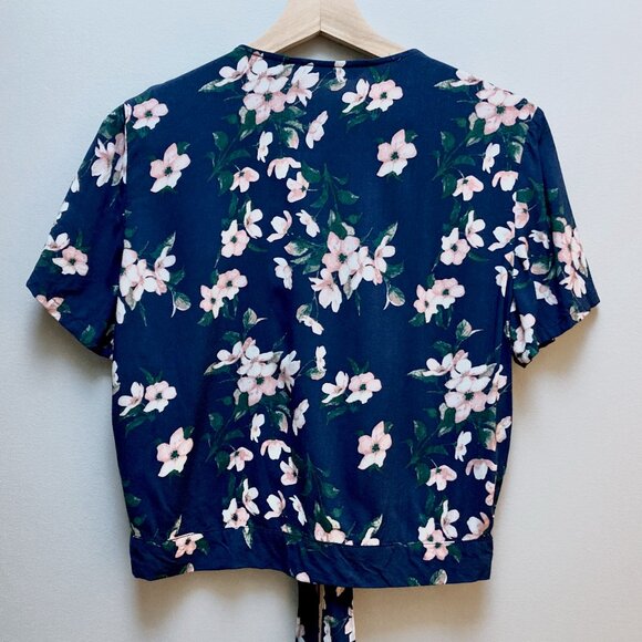 Vero Moda Floral Short Sleeve Crop Top - Picture 8 of 8